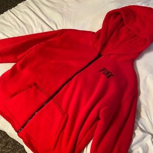 PINK VS “Reversible Sherpa Lined Full-Zip”